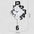 Personalized Digital Clock Fashion Wall Clock Wooden Creative Decorative Wall Watch