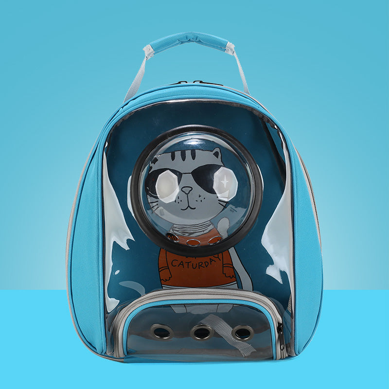 New Fashion Transparent Pet Bag - Cat And Dog Travel Backpack Bags