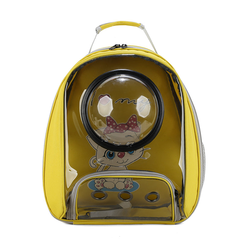 New Fashion Transparent Pet Bag - Cat And Dog Travel Backpack Bags