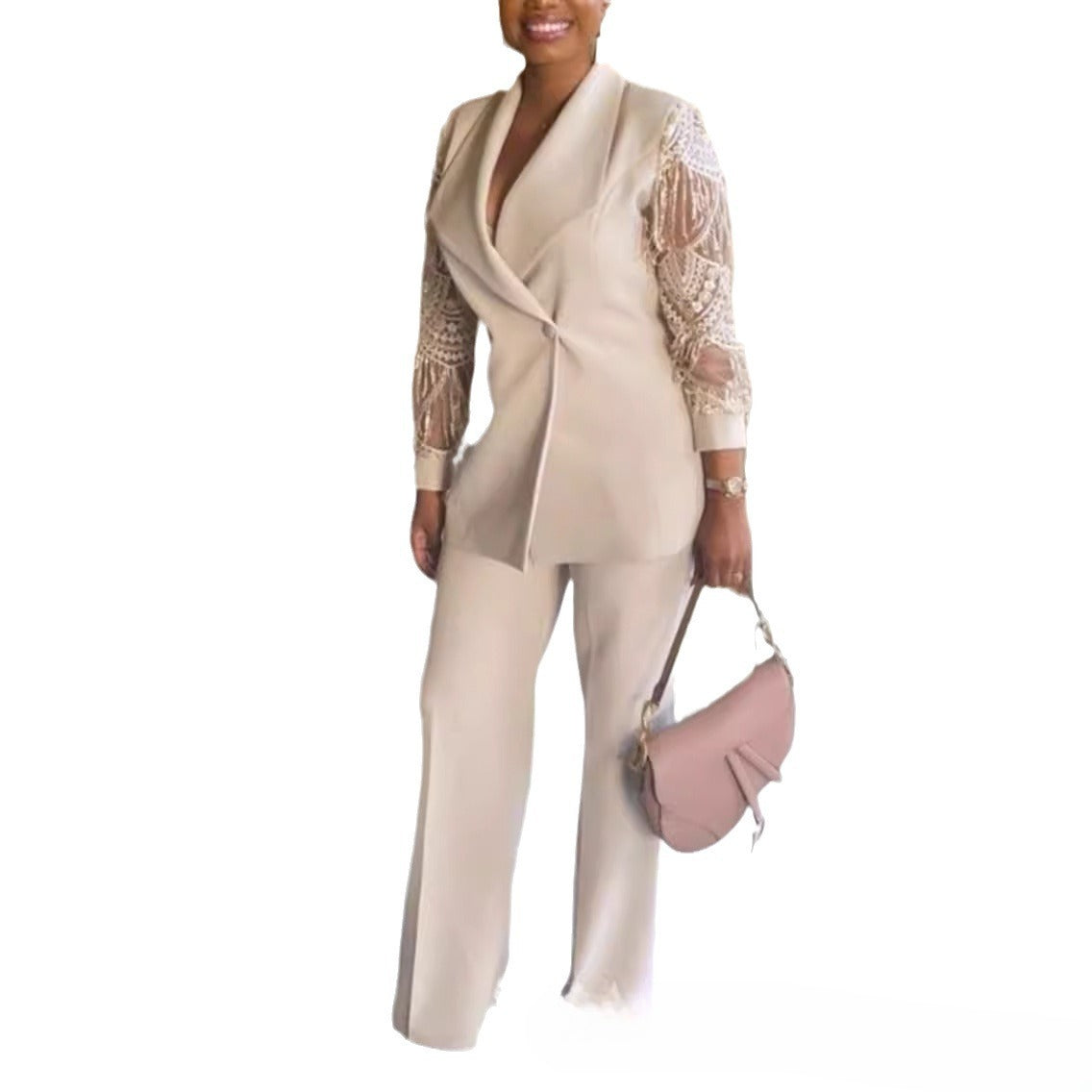 Chic Commuter Plus-Size Two-Piece Casual Set