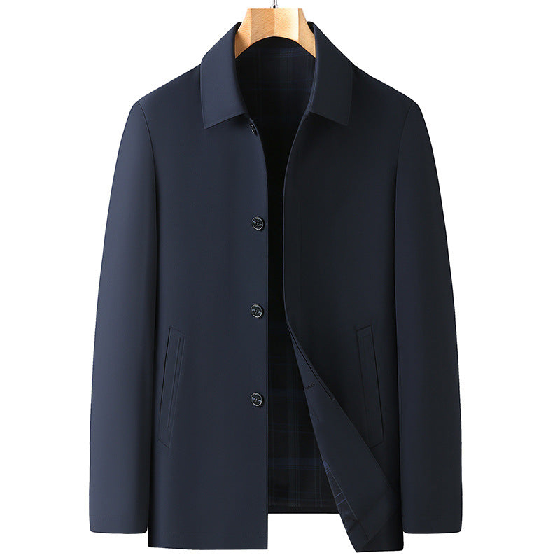AutumnWinter Cotton-Padded Thickened Casual Jacket For Middle-Aged Men