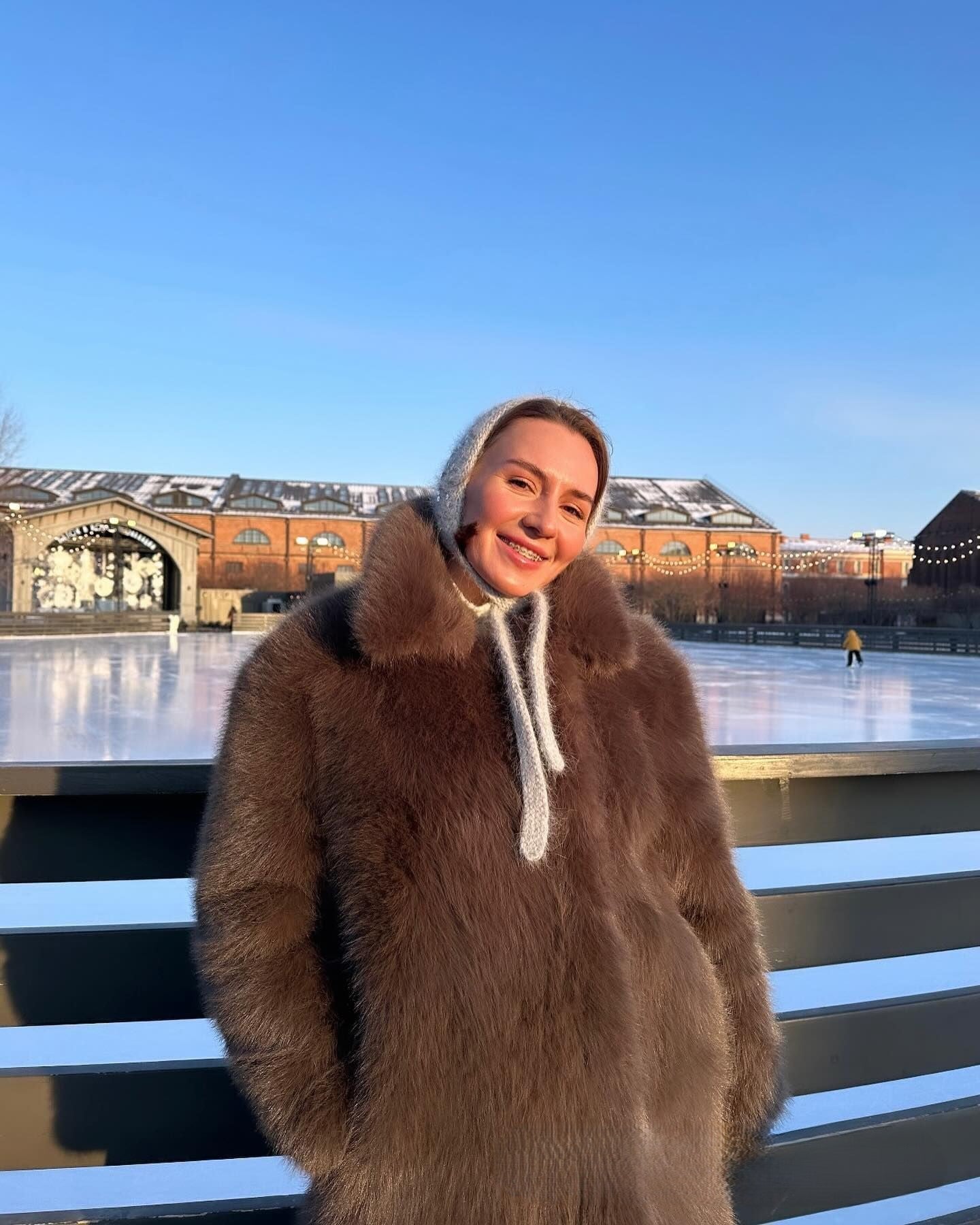 Mid-Length Faux Fur Coat