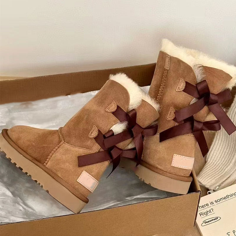 Women'S Cotton Shoes Plus Velvet Thickening