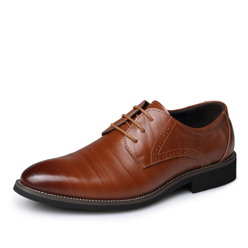 Men'S Business Shoes Large Size Leather Shoes