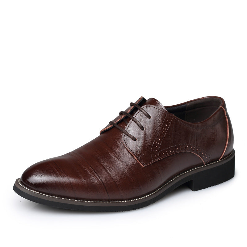 Men'S Business Shoes Large Size Leather Shoes